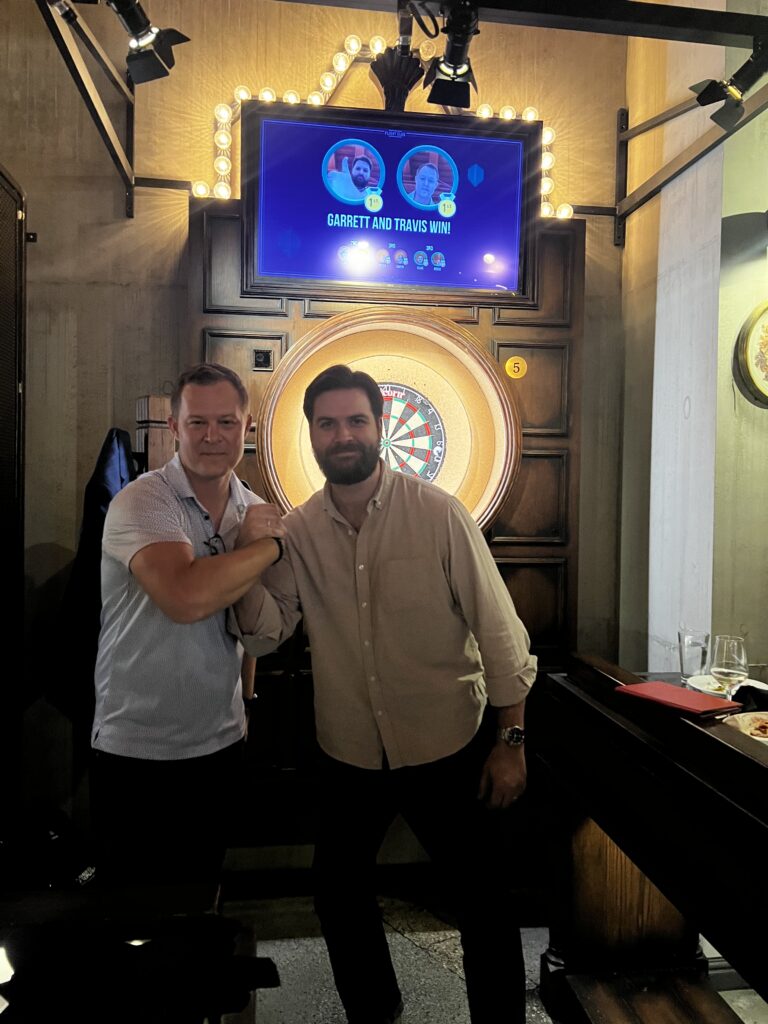 Darts Garrett and Travis